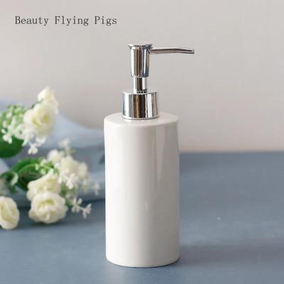 Bathroom Accessories Simple Ceramic Lotion Bottle Creative Cleaning Detergent Bottling Hand Sanitizer Bottle Soap Dispenser