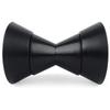 3inch/4inch Boat Trailer Roller with 1/2in Shaft Rubber Roller for Trailer Bracket Boat Accessory Easy Installation
