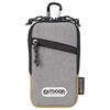 Hakuba Smartphone Case, OUTDOOR PRODUCTS Smartphone Pouch 04, Heather Gray, AMZODSPP04HG, with Carabiner and Belt Loop, Compatible with iPhone 17, Air