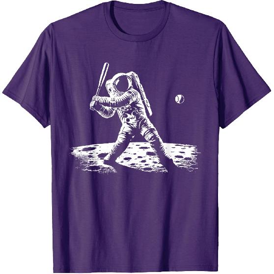 Baseball Neuheit Astronaut Männer Frauen Kinder Lustiges Baseball T-Shirt