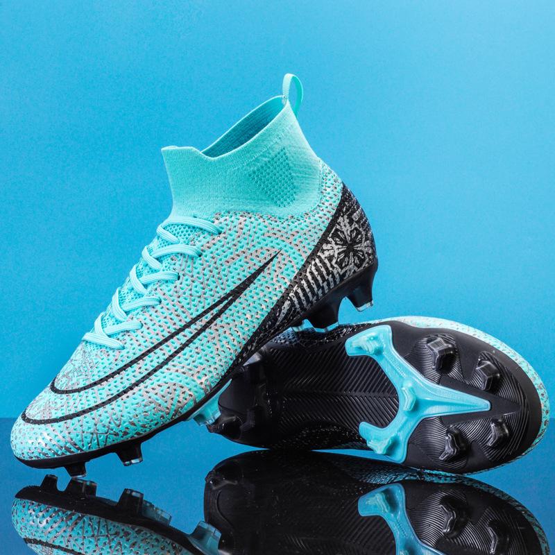 Xiyin Amazon 2025 new AG long nails broken nails high-top football shoes for men and women spot e-commerce help 2025