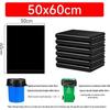 Extra Large Thickened Black Garbage Bags for Outdoor, Catering, and Sanitation Use