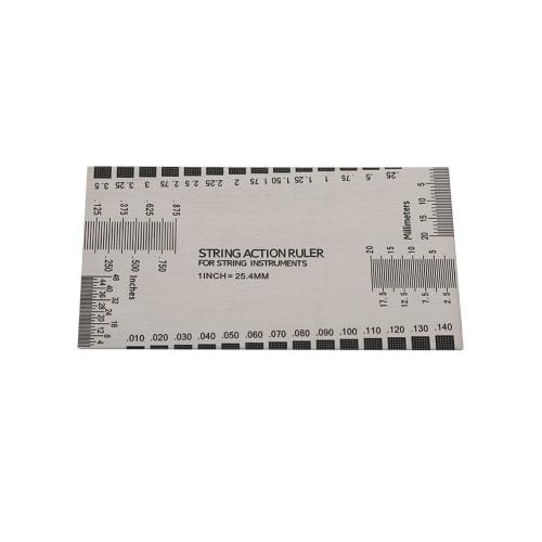 Guitar String Height Scale VGEBY Guitar String Gauge with Fret Protector, String Action Ruler Gauge Tool Set for Guitar, Bass, and Musical Instruments