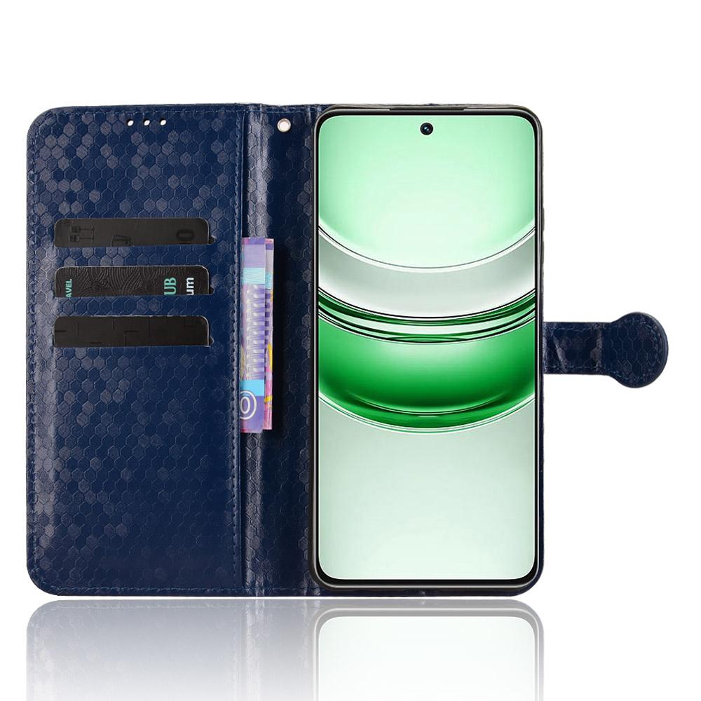 Pouzdro s peněženkou pro Realme 14x 5G/V70s 5G/V70 5G Vzor teček Ražba PU kůže Kryt na telefon