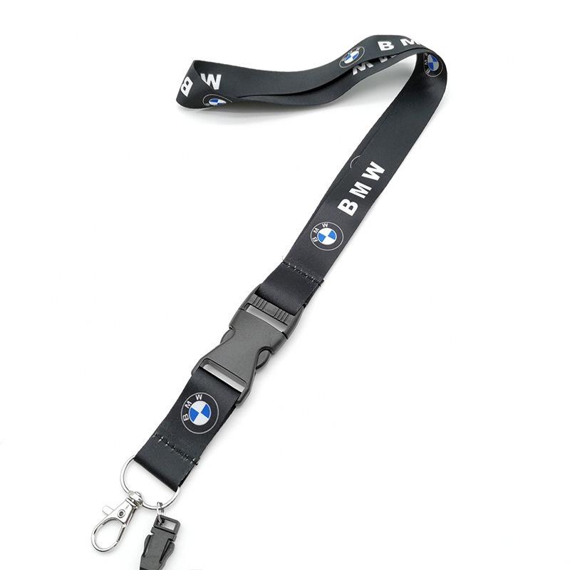 For M Universal Motorrad Lanyard Nylon Printing Emblem Black Style Keychain motorcycle accessories gadget auto Fashion Gift