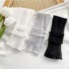 Elastic Ice Silk Arm Sleeves Lace Cycling Gloves Sweet Sunscreen Arm Covers  Women