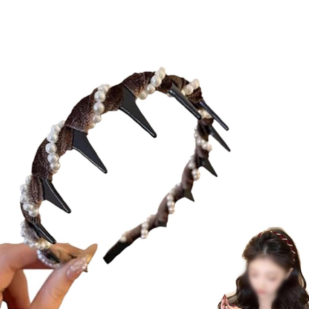 

Pearl Hair Accessory Elegant Hair Accessory Comfortable High Cranium Headband Accessory Attention-Grabbing Piece
