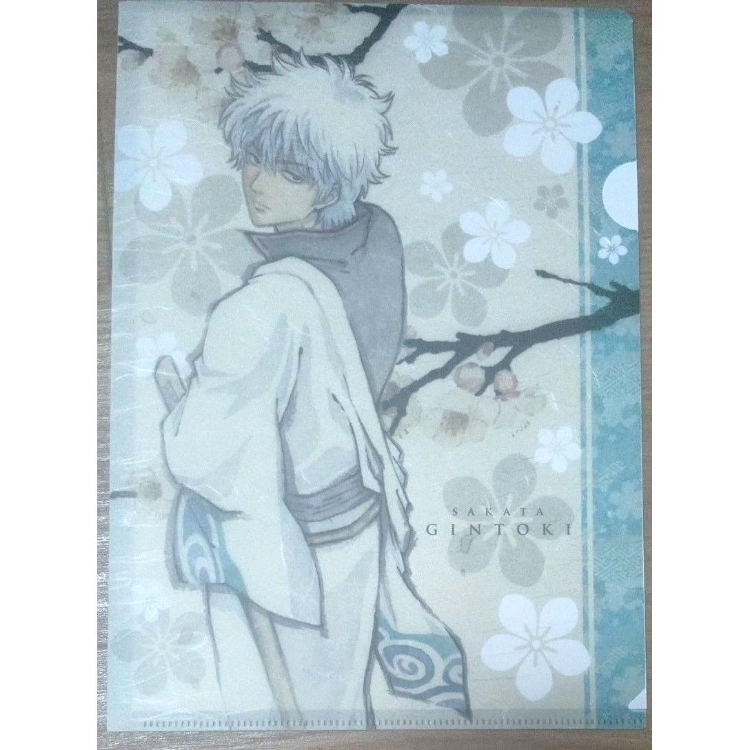 Used Gintama Sakata Gintoki Japanese paper clear file