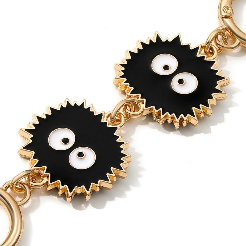 Schwarzer Rußkugel-Taschenriemen Verlängerungskette H-71: Vielseitiger Dionysus Taschen-Schulterriemen