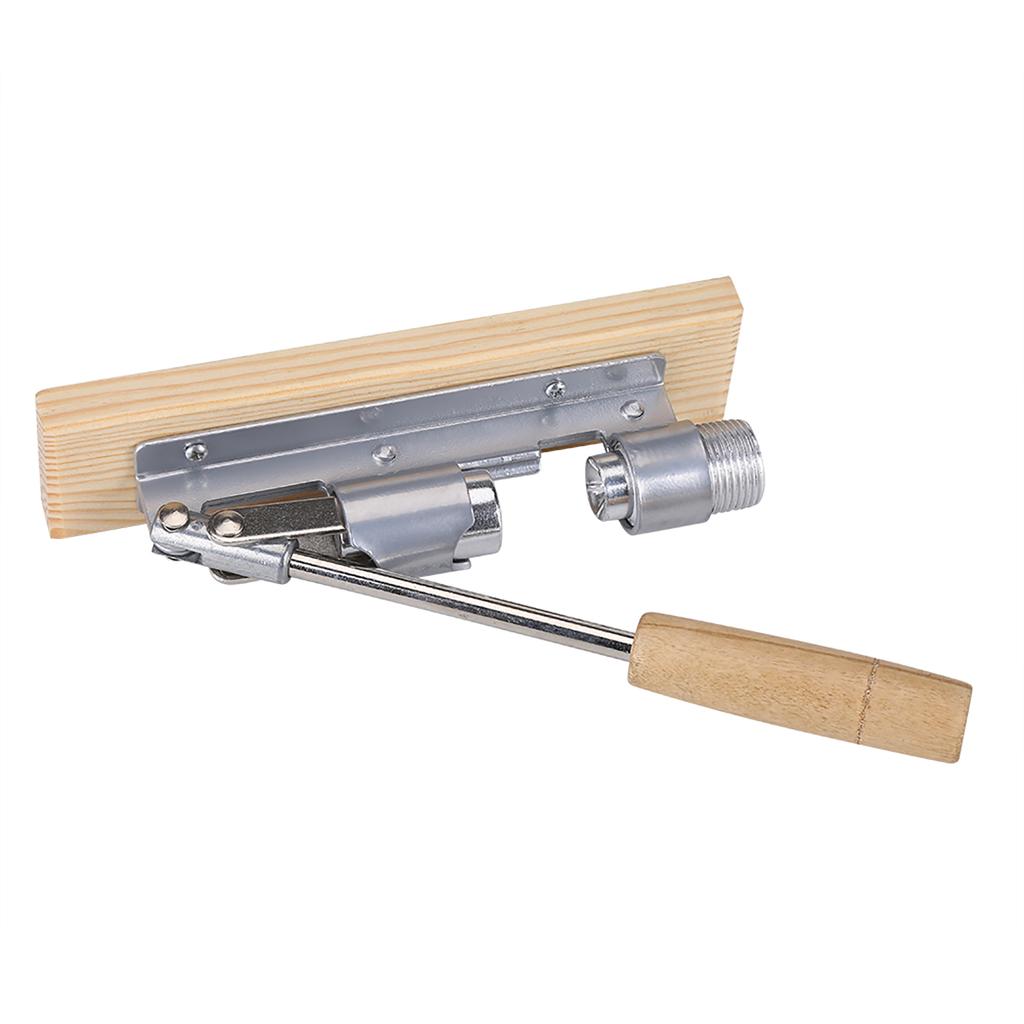 Mechanical Walnut Cracker Nut Opener Kitchen Tools Desktop Wood Base & Handle
