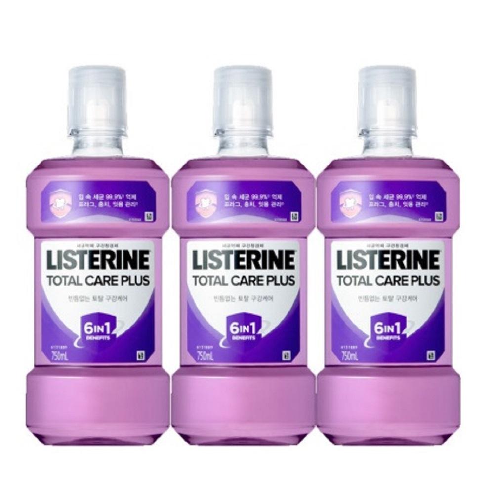 LISTERINE (Sweet_Gum Care Mild 100ml) LISTERINE Total Care Plus 750mlx3 Total Care Plus 750mlx3