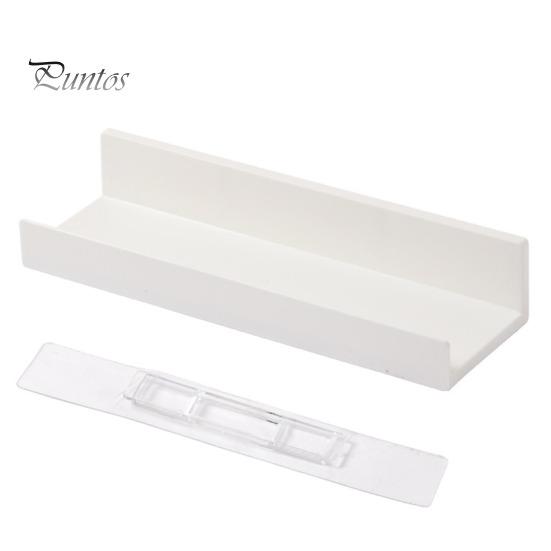 

Стеллаж для хранения Настенный без перфорации Экономия места Легкий доступ Прочный безопасный органайзер для хранения различных вещей белый