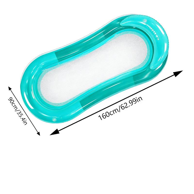

Inflatable Floating Lounge Raft with Backrest