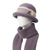 Hat Women's Winter New Mother-in-law Hat Fleece Warm Wool Hat