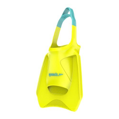 Speedo Biofuse Fitness Diving Fins in Yellow Size S Silicone Training Flippers - Image 3