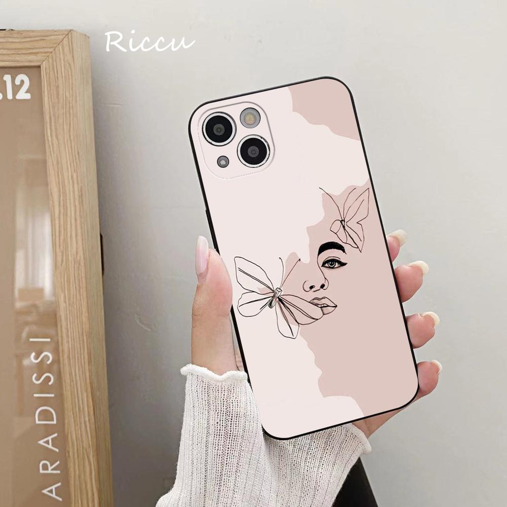 FOR IPhone 14 Beautiful Body Line Art Soft Case for Iphone 14 11 12Pro 8 7 Plus X 13Pro MAX SE2020 XR XS Covers