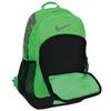 Nike Polyester Backpack Regular Unisex Black/Green Casual BA4883-330