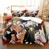 Anime Natsume Book of Friends Nyanko 3D NEW Duvet Cover Pillowcase Bedding Set Adult Girl Bedroom Children Single Double Large