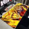 Mauspad Dragon Ball Gaming-Mauspad HD Gummi Erweitertes Schreibtischunterlage Rutschfest PC Laptop Goku Gamer Zubehör Tastaturunterlage Teppich