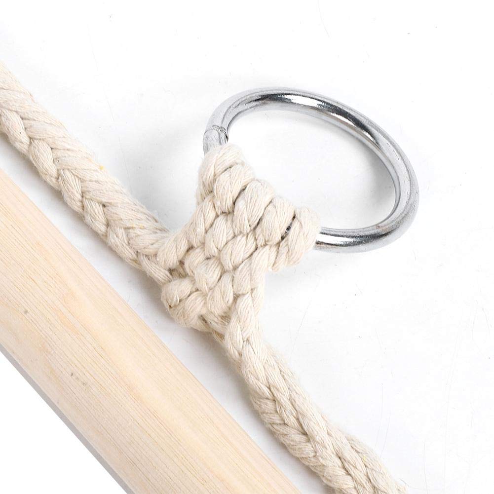 Hanging Hammock 160kg Weight Suitable for and Camping Wear-Resistant, Breathable, Chair, Foldable, Capacity, Patios, Porches, Bedrooms, Backyards,