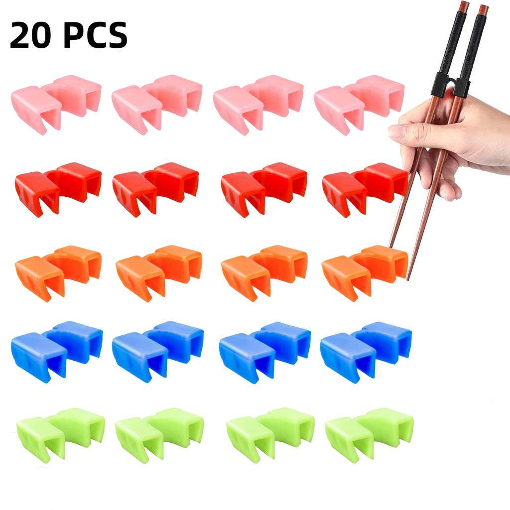 10/20PCS Reusable Chopstick Helpers Training Chinese Chopsticks Trainer Holder for Adouts Beginner Trainers or Learner