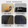 Spring and summer tide brand color matching flat-brimmed cap women's soft top large standard embroidered letters street baseball cap shows small face