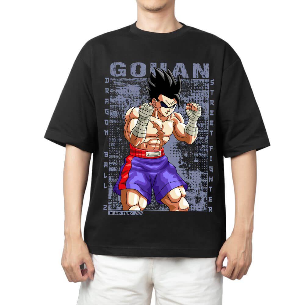 

2026 New Dragon Ball Z Gohan Super Saiyan Form Printed Short Sleeve Tshirt Mens and Womens Tshirt Mens Tops Sports Tshirt S