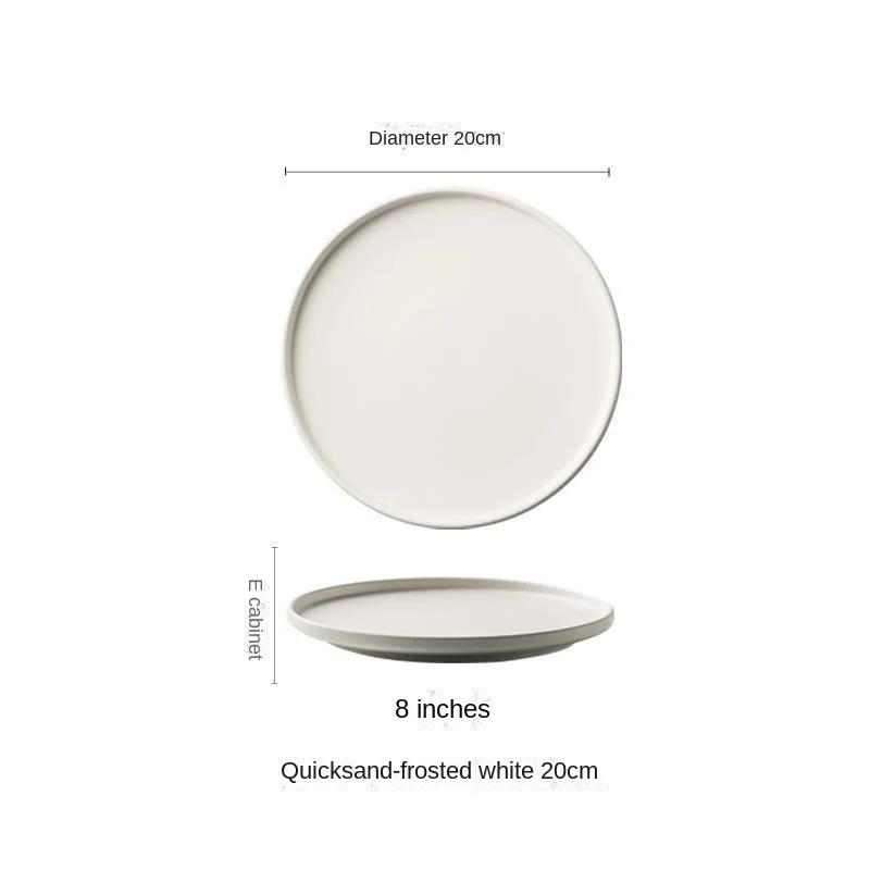 

Тарілка з матовим піском, тарілка для біфштексів, тарілка із західною їжею, креативне блюдо для готелів і ресторанів, спеціальне оформлення страв