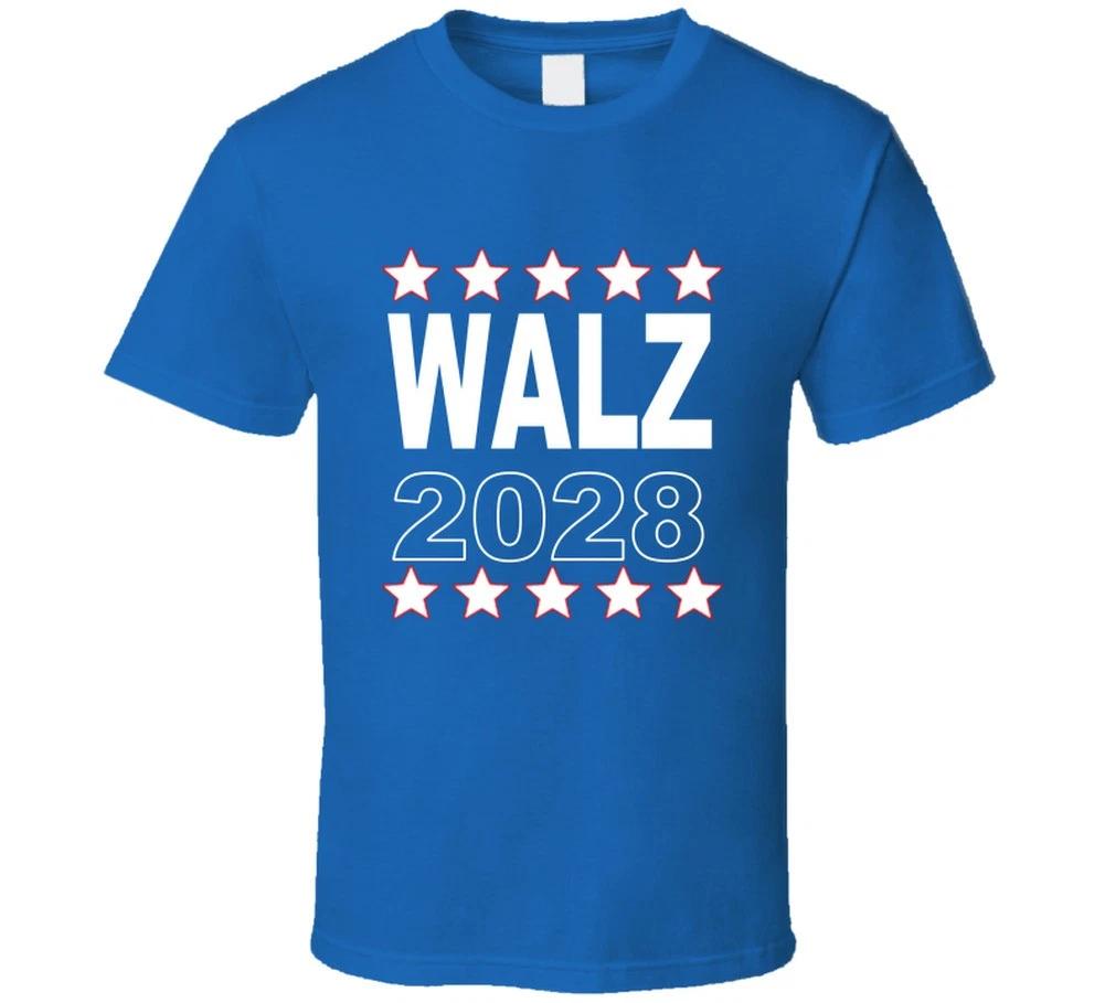 

Tim Walz 2028 For President Democrat Minnesota Governor Gift T Shirt S
