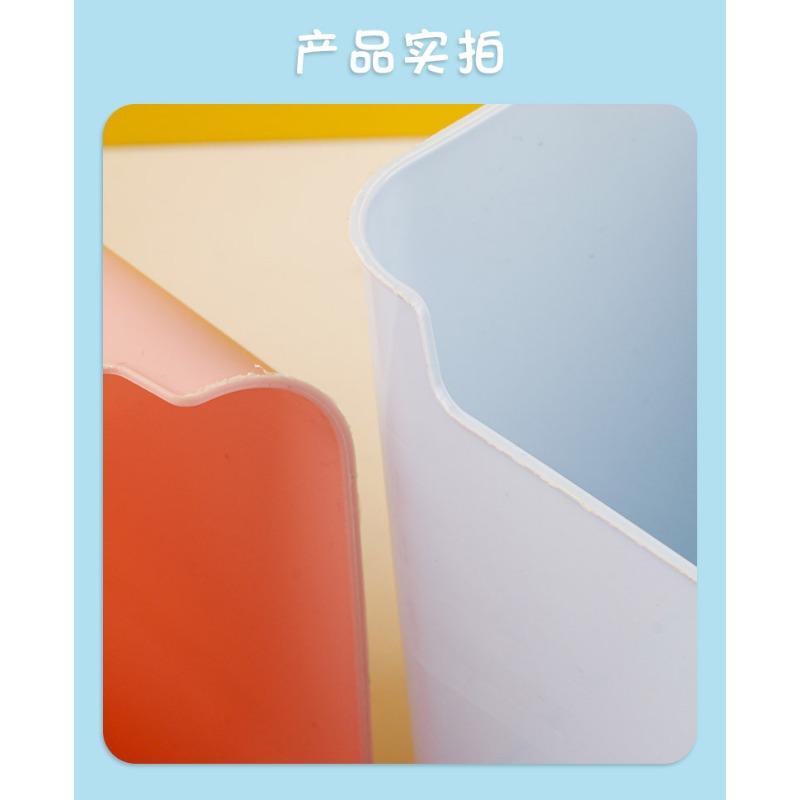 Large Capacity Drop Resistant Simple Style Desktop Pen Holder Stationery Storage Pencil Case