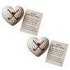 Golf Pocket Hug with Card Heart-Shaped Softball Golf Ball Pocket Hug Token Encouragement Keepsake Gift for Softball Lovers Golfers Sports Enthusiasts
