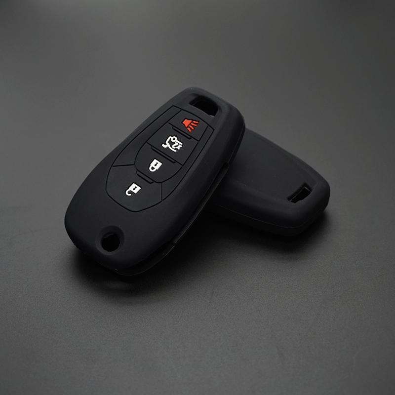 Cocolockey Silicone Car Key Cover Case For Chevrolet Spin Entered Cobalt Cross Captiva Onyx Ltz 2012 4 Button Remote Keys Holder