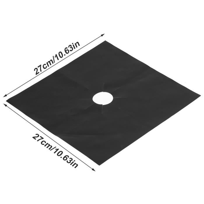 4pcs Plaque de cuisson à gaz universel Protection d'écran, Protection Cuisinière à gaz plaque de cuisson réutilisable HB057