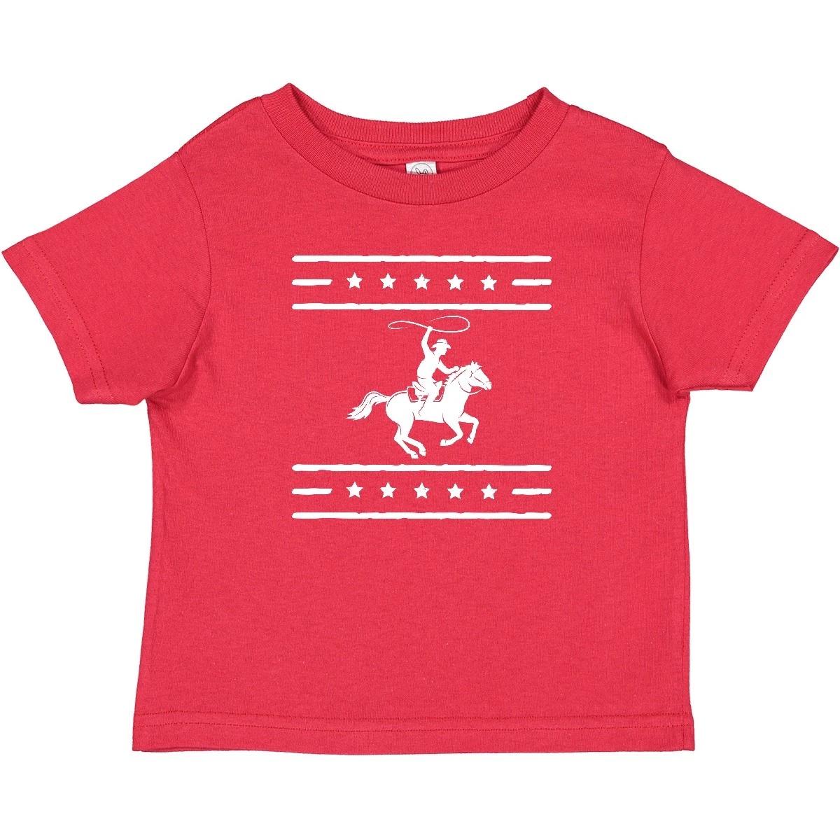 Inktastic Cowboy Silhouette Team Roping Rodeo Baby T-Shirt Roper Horse Clothing 120