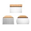 Stainless Steel 4-Piece Dough & Crinkle Potato Cutter Set