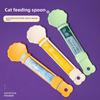 Hrănitor Nou cu Lingură pentru Pisici, Storcător, Hrănitor, Gustare Stick pentru Pisici, Câine, Lingură de Hrănire pentru Pisici