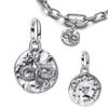 925 Silver Pendant Charms Coin Seal Monkey Bear Butterfly Rose Heart Beads DIY Bracelets Necklaces Fine Jewelry Gifts