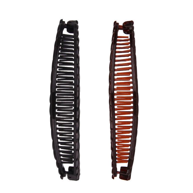 2 uds. Pinza para el pelo de plátano, accesorios para el cabello, coleta para mujer, pasador para el pelo #