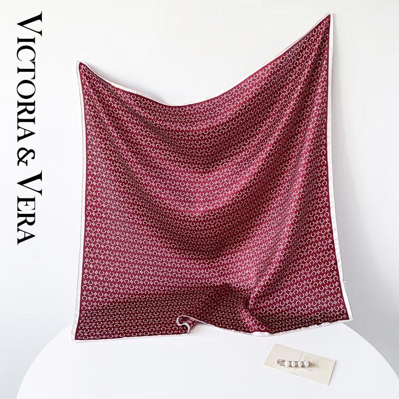 VICTORIA&VERA Spring/Summer Printed Mulberry Silk Scarf