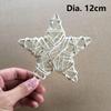 White Rattan Star Christmas Decoration Woven Wreaths DIY Handicraft Home Ornaments Wedding Party Supplies Indonesian Vine