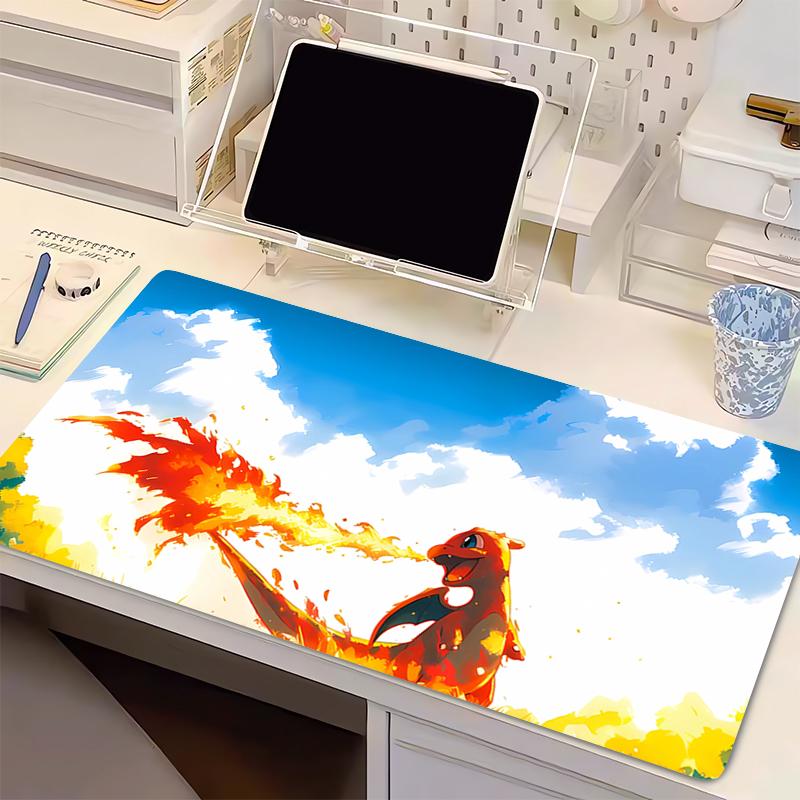 Mouse Pad PPokemon Lockedge Large XXL Gaming Accessories Computer Gamer Keyboard Mouse Mat Desk Cartoon style Mousepad For Gift