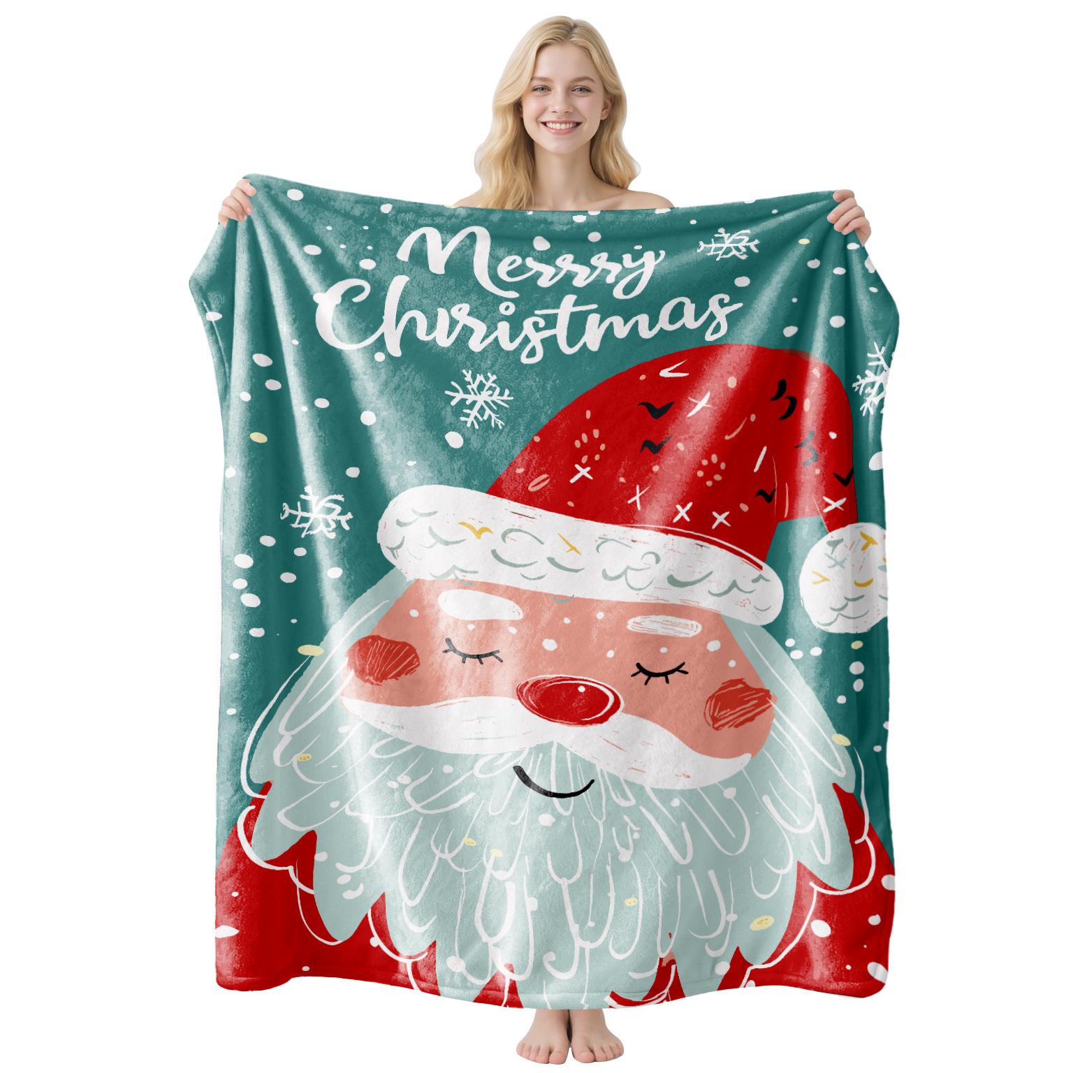 2026 Christmas flannel blanket is universal for all seasons 150*200
