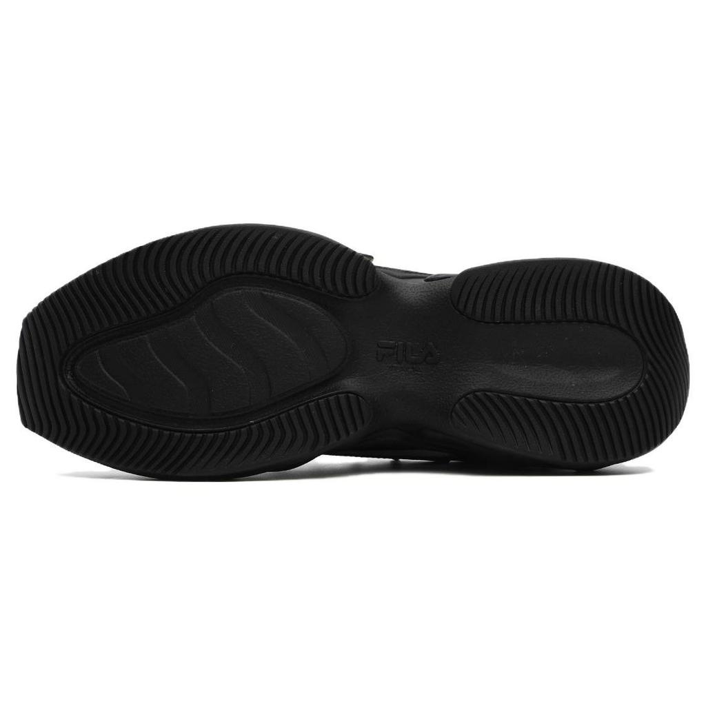 Fila Fusion Fabric Synthetic Leather TPU Comfortable Versatile Non-Slip Low-Top Dad Shoes Men Sneaker Black T12M331105FBK