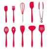 10Pcs/set High Temperature Resistant Silicone Cookware Sets Non-stick Shovel Ladle Kitchen Utensils