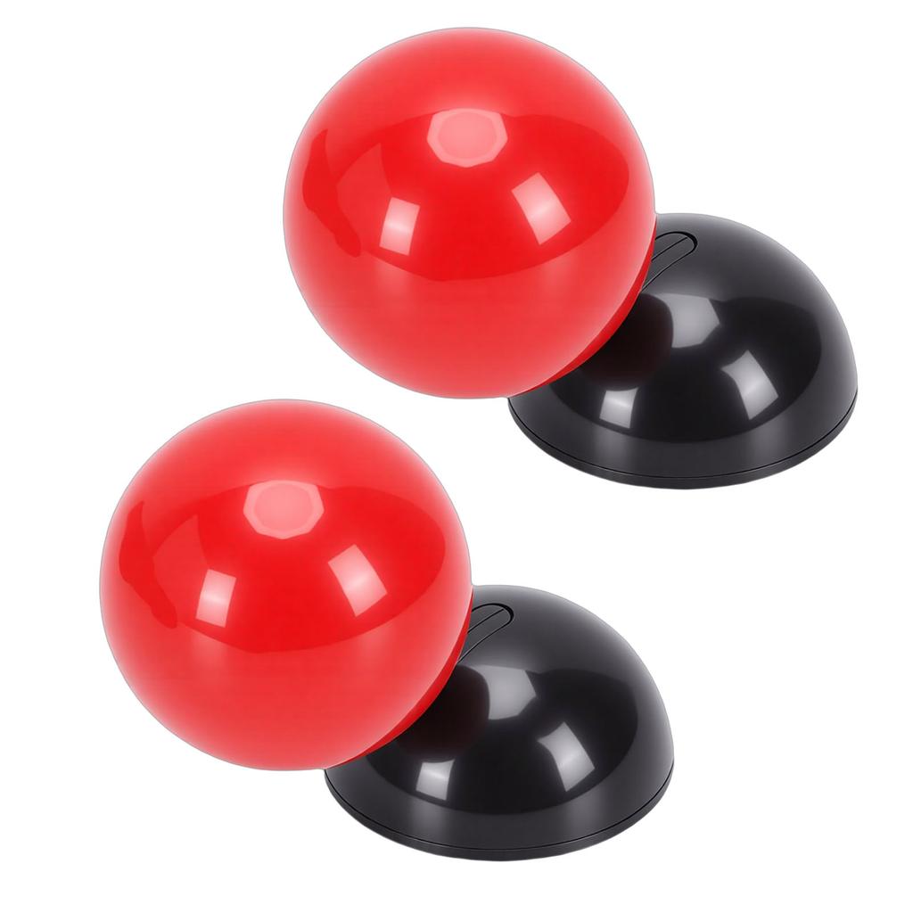 2 Pcs Car Joystick Push Start Button Cover Starter Engine Stop Button Cover Cool Car Accessories Interior Decor Red