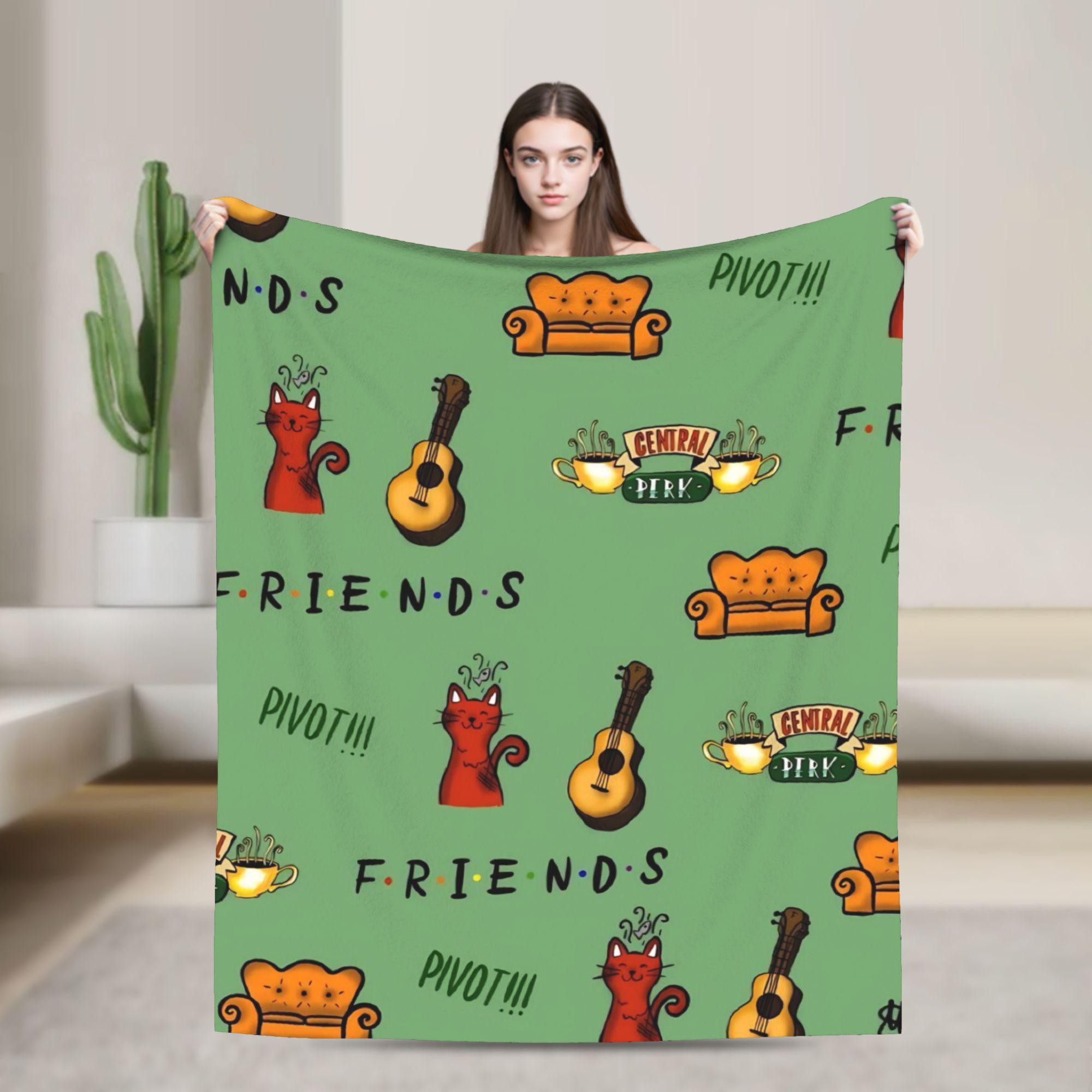 

Smiling Friend Games Warm Blanket Picnic Plush Bedding Throws Novelty Couch Chair Flannel Bedspread Sofa Bed Cover 30x40in