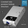 5500W Portable Bathroom Hot Water Shower Set Household Instant Electric Water Heater Mini Digital Display Water Heating Machine