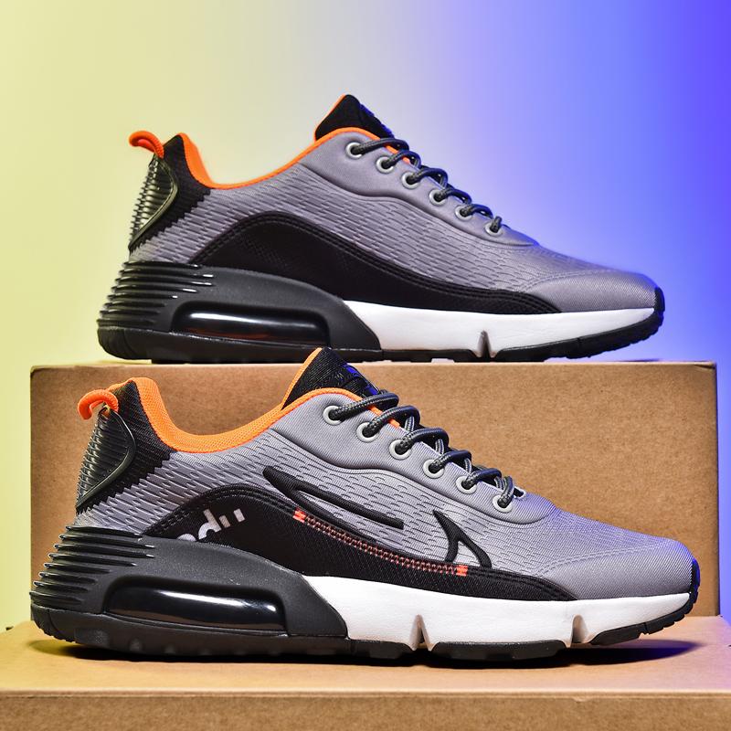 Mens New Summer Men's Road Running Walking Shoes Air Cushion Durable Maximum Cushioning Comfort Sports Training Sneakers Size 46