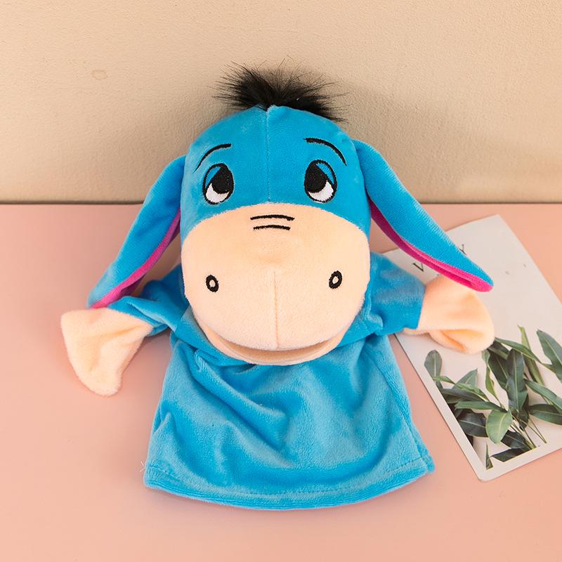Interactive Animal Hand Puppet for Storytelling - Plush Toy with Movable Mouth