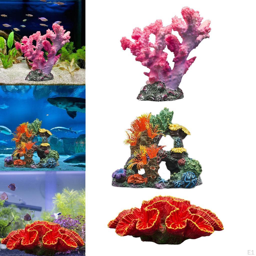Artificial - Simulation Background ,Aquarium Decor ,Fish Tank Landscaping for Saltwater Fish